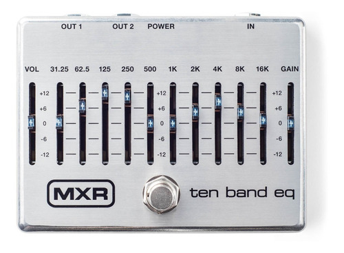 Pedal Mxr M108s Ten Band Equalizer C/ Nf-e & Garantia 