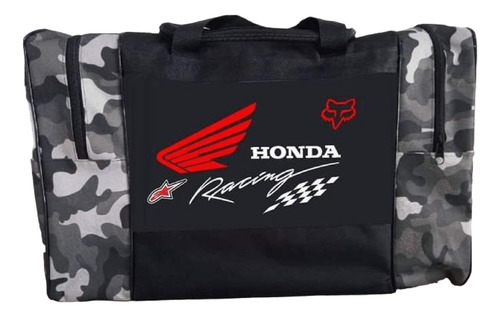 Bolsa Equipamento Honda, Com Nome Do Piloto, Sem Custo