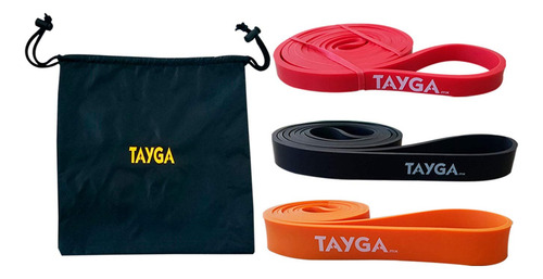 Set De 3 Bandas De Resistencia Largas Para Pull Ups