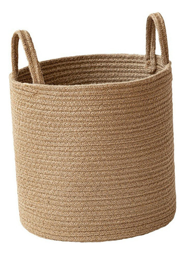 Cesto Para La Colada Con Asas, Cesta Decorativa 25cmx20cm