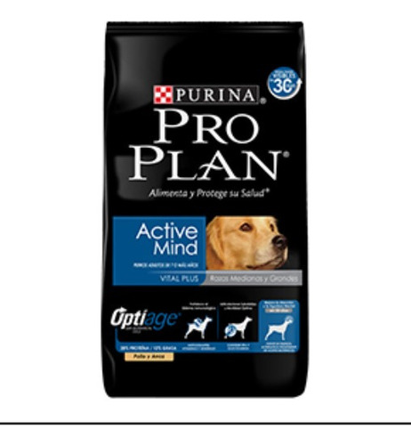Proplan Active Mind 13kg Razas Mediana