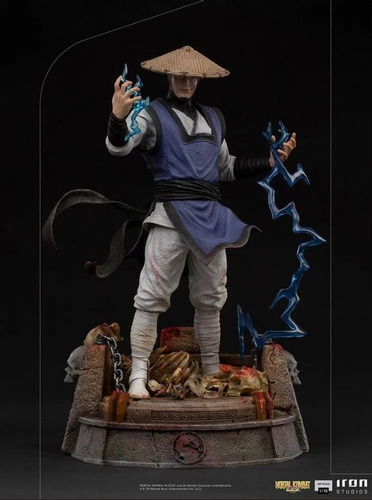 Raiden Art Scale 1/10 - Mortal Kombat - Iron Studios (Usado)