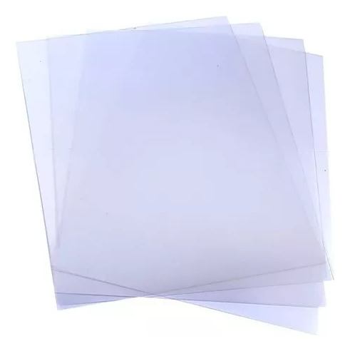 50 Folhas Acetato Para Embalagem Transparente A3 20 Micras