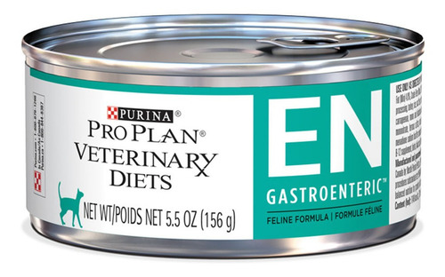 Nestlé Pro Plan alimento dieta para gato adulto veterinaria gastroenteric lata 156gr