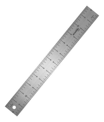 Medición De La Regla De La Regla Recta Cm Con La 30.5x3.8cm