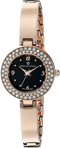 Reloj Mujer Christia Cv8615 Temporiza Pulso Oro Rosa Just Wa