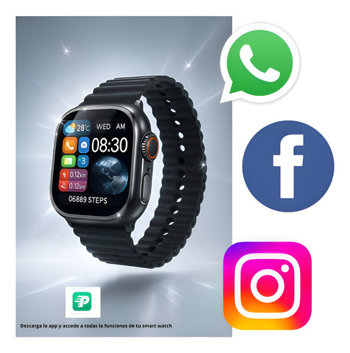 Reloj Inteligente Smartwatch Compatible Con Iphone, Android