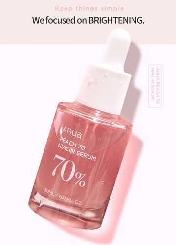 Sérum Anua Peach 70% Niacinamida 30ml Iluminador E Hidratant