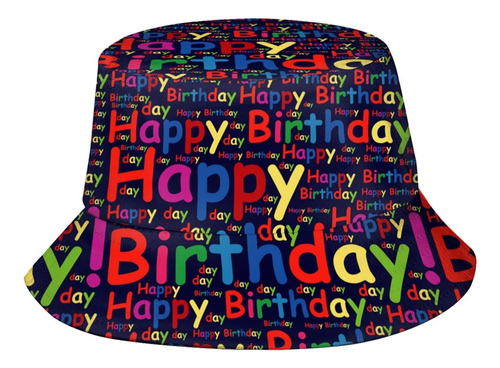 Sombrero De Pescador De Feliz Cumpleaños Para Hombres Y Muje