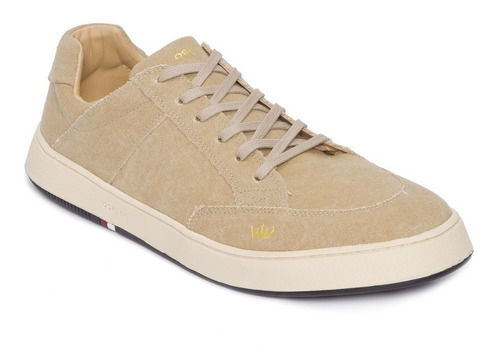 Tenis Masculino Osklen Soho Lona Caqui
