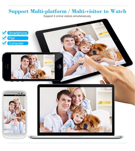 Kkmoon Camara Ip Wifi Hd 720p Robotica - Envio Gratis