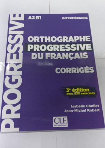 Orthographe Progr Du Francais N. Inter 2