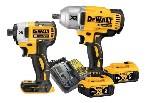 Chave De Impacto 2 Baterias 20v 5ah Dewalt Dcf899 Bivolt