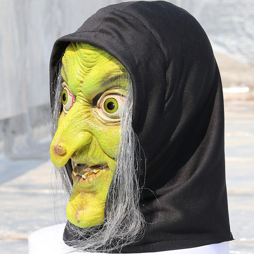 Fwefww Disfraz De Cosplay De Terror Para Halloween Con Máscara De B