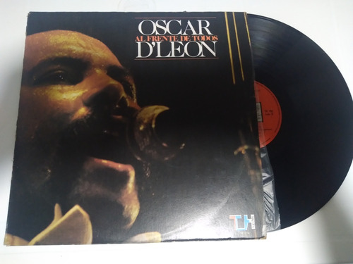 Óscar De León Al Frente De Frente Th Lp Excelente Estad 1980