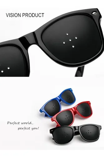 Gafas con agujeros para mejorar la vision sale