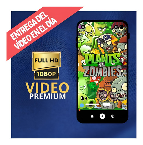 Invitación Digital Animada Tiziben: Plantas Vs Zombies Plantas Vs Zombies