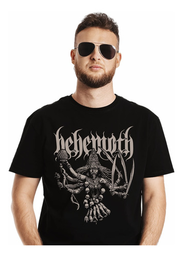 Polera Behemoth Kali Metal Impresión Directa