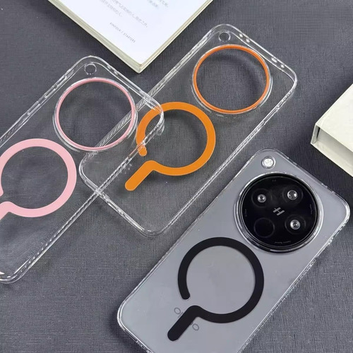 Funda Protectora Trasera Para Oppo Find X8 Pro/x8s+/x8 Ultra, Dura, Transparente, Magnética, Carga Inalámbrica