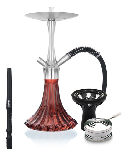 Shisha Aladin A46 Acero Quirúrgico/ Vidrio Templado (55cm)