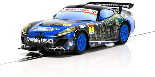 Scalextric Team Gt Zombie 1:32 Slot Race Car C3959, Negro Y 