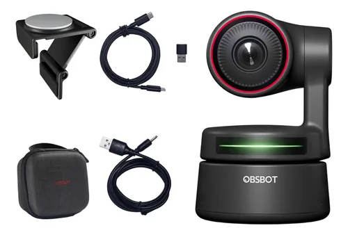 Câmera Ptz Webcam Obsbot Tiny 4k Ai-powered Usb Câmera Ptz Webcam Obsbot Tiny 4k Ai-powered Usb