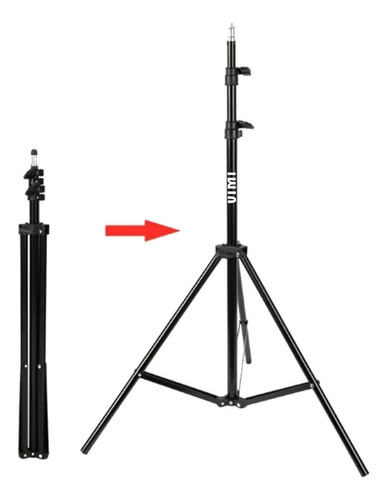 Tripie Metalico Grande 110 Cms Celular - Cámaras - 3 Niveles