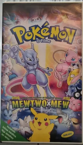 Film V6 CLIPS and more-　VHS Fita Vhs Pokémon O Filme: Mewtwo X Mew Dublado | MercadoLivre