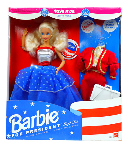 Barbie For President Gift Set Toysrus Exclusive 1991