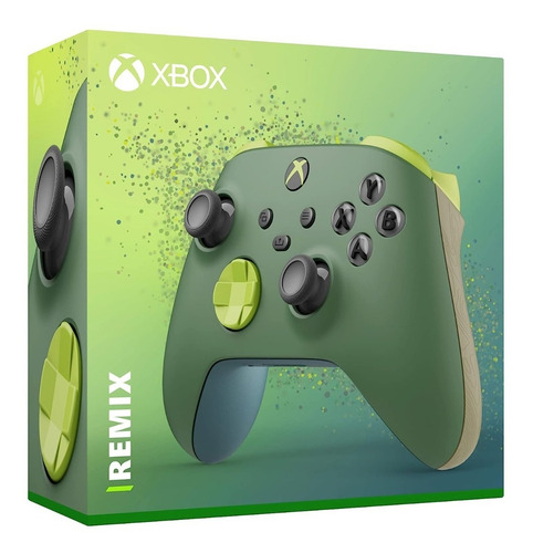 Control Inalámbrico Xbox Series X|s, Xbox One Especial Remix Verde