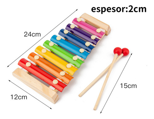 Wan 11pzs Juego Didactico Montessori Tablero Madera