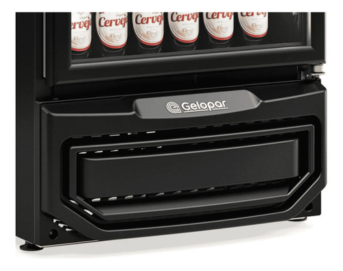 Refrigerador De Bebidas Gelopar 410l Grba-400v Lb/pr 220v Preto