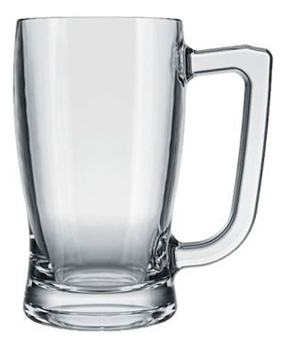 Caneca Taberna 340ml Chopp Vidro Cristalino 6 Unidades Nadir Cor Transparente