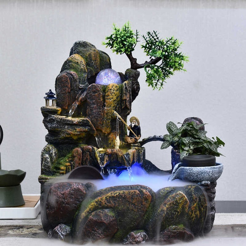 Imagen 5 de 10 de Bomba Motor Fuentes De Agua Feng Shui Cascadas Sin Led 2w