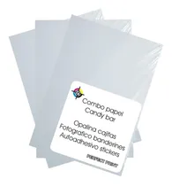 Comprar Papeles Para Candy Bar Banderines Cajitas Stickers Papel Mate Brillante Y Autoadhesivo Impresoras Inkjet O Laser
