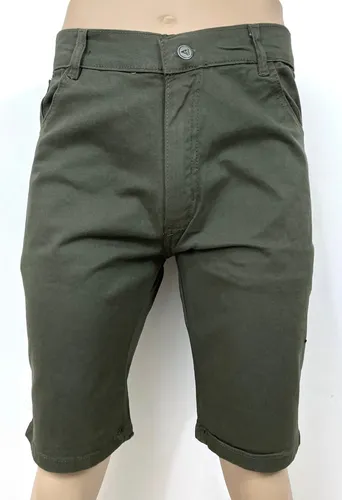 Bermuda Cargo Gabardina + Cinto De Regalo - Hombre