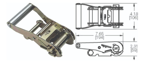 Crique Ratchet Traca Traca Ratchet 50mm Kinedyne Solo 4545kg