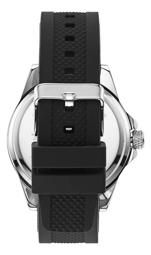 Reloj Hombre Skechers Longfellow Silicon Color de la correa Negro
