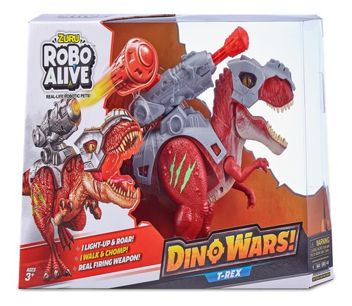 Dinosaurio T-rex War Robo Alive Zuru