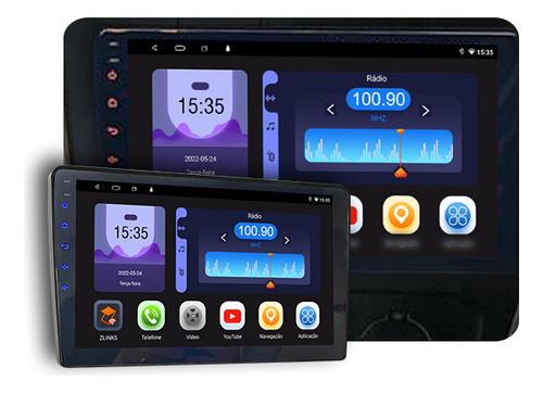 Multimídia Volkswagen Fox 2010 2011 2012 2013 V2 Octa 4g 9