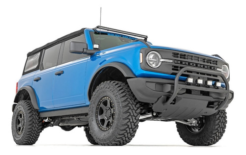 Imagen 6 de 10 de Barra Led 40 C/base De Techo Rough Country Ford Bronco 2022+