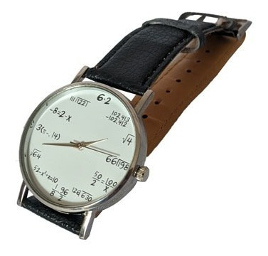 Reloj Hombre - Diseño De Formulas Matemáticas T-art