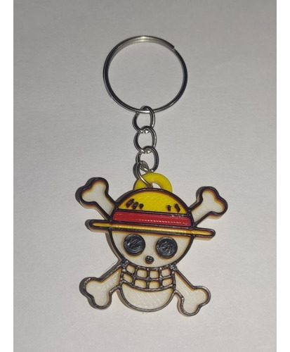 Kit 30 Chaveiros Jolly Roger One Piece 3d Navegue Na Aventur