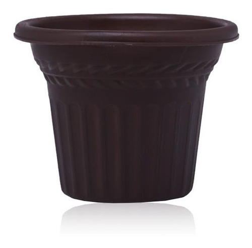 Maceta Roma 1 Chocolate Y Terracota 11.5x8.5cm 12 Piezas
