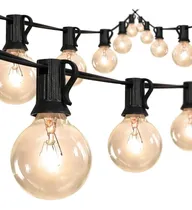 Comprar Guirnaldas Guia De 25 Luces Vintage Exterior + 2 Repuestos