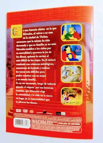 Día Del Niño Dvd Nuevo Hércules Aventuras Animadas E Español