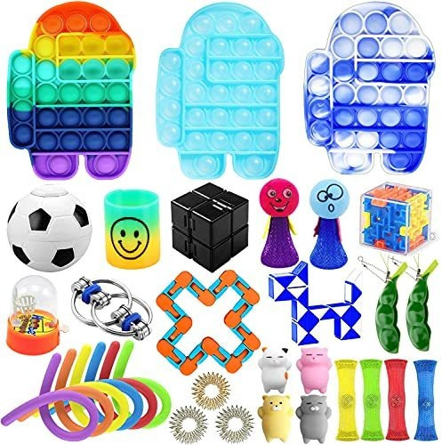 Russellfield 32pcs Fidget Toys Sensory Fidget Juego Qx4th