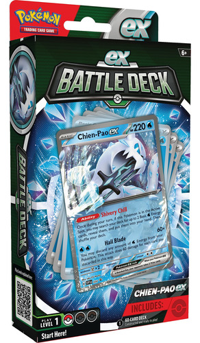 Juego De Cartas Coleccionables Battle Deck Pokemon Chien-pao