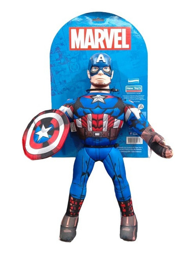 Muñeco Soft Capitán América Avengers - Original Marvel