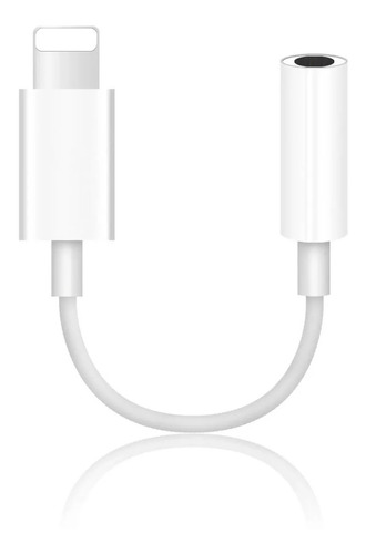 Adaptador Compatible Con iPhone Lightning 3.5mm Auxiliar